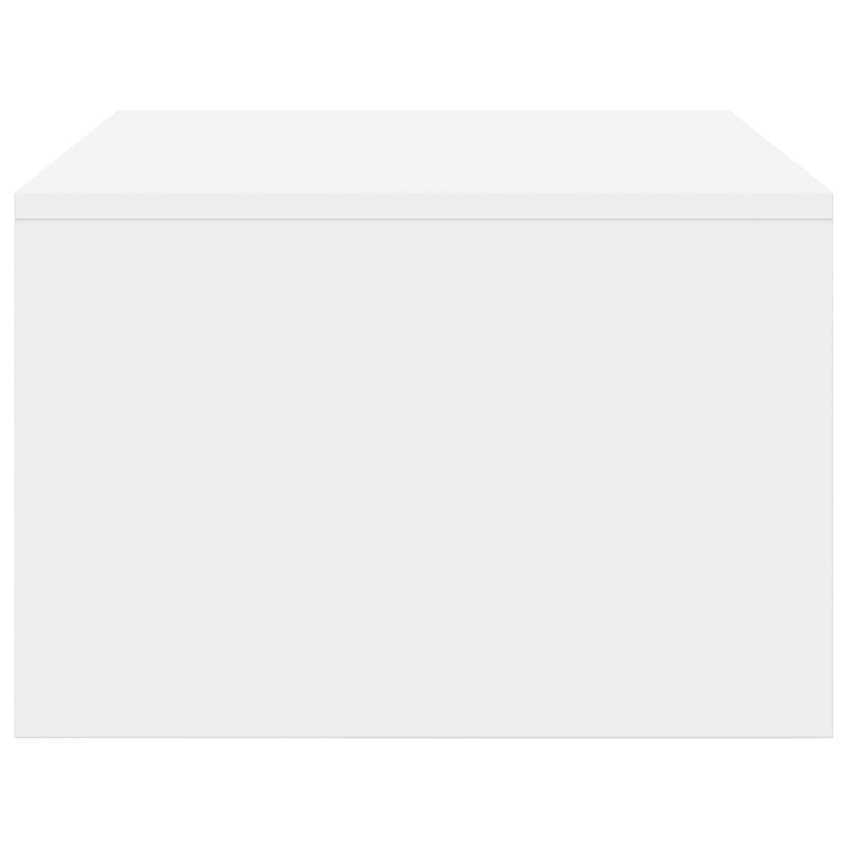 Væghængt skrivebord Hvid Konstrueret træ 80 x 45 x 30 cm