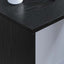 Væghængt skrivebord Sort eg Konstrueret træ 80 x 45 x 30 cm
