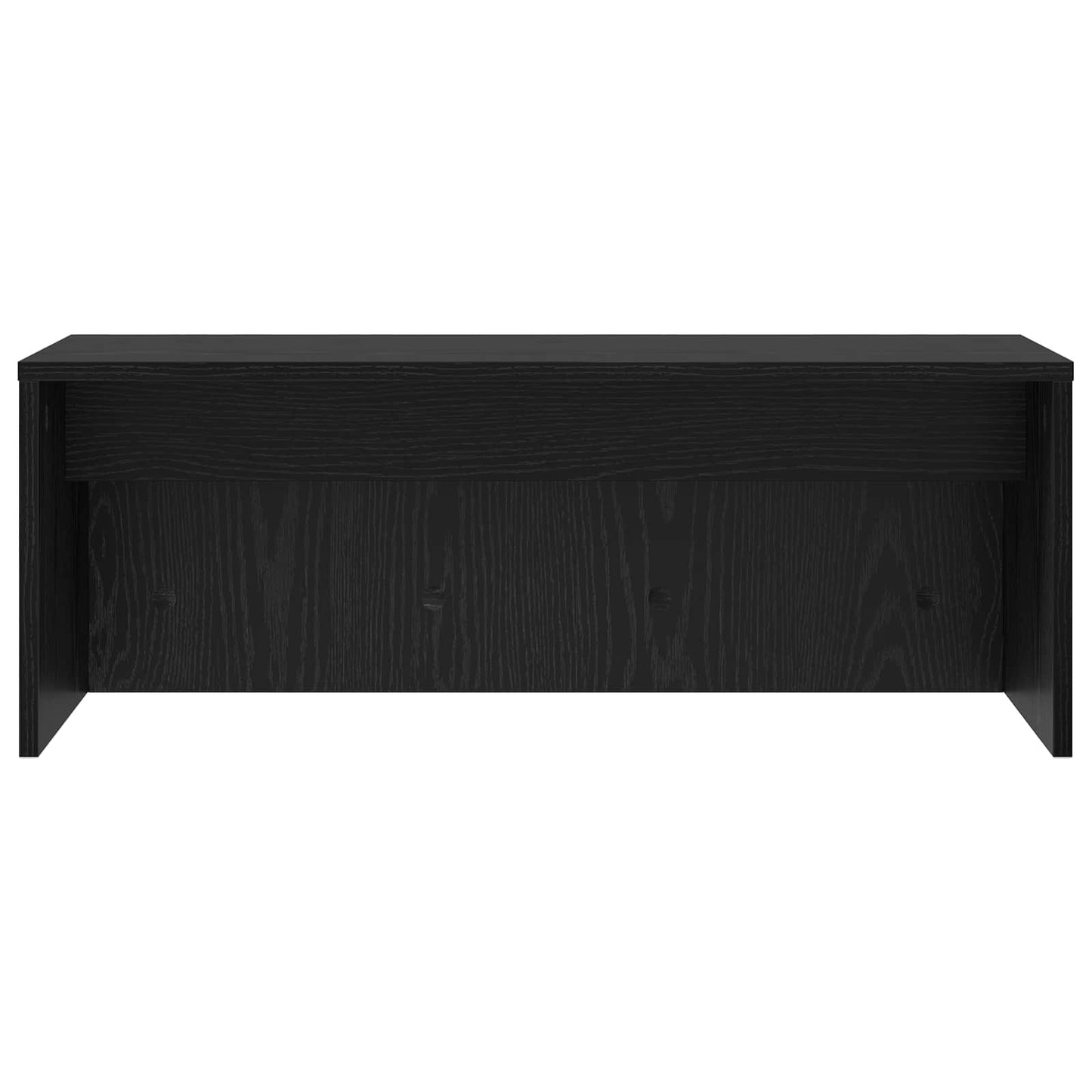 Væghængt skrivebord Sort eg Konstrueret træ 80 x 45 x 30 cm