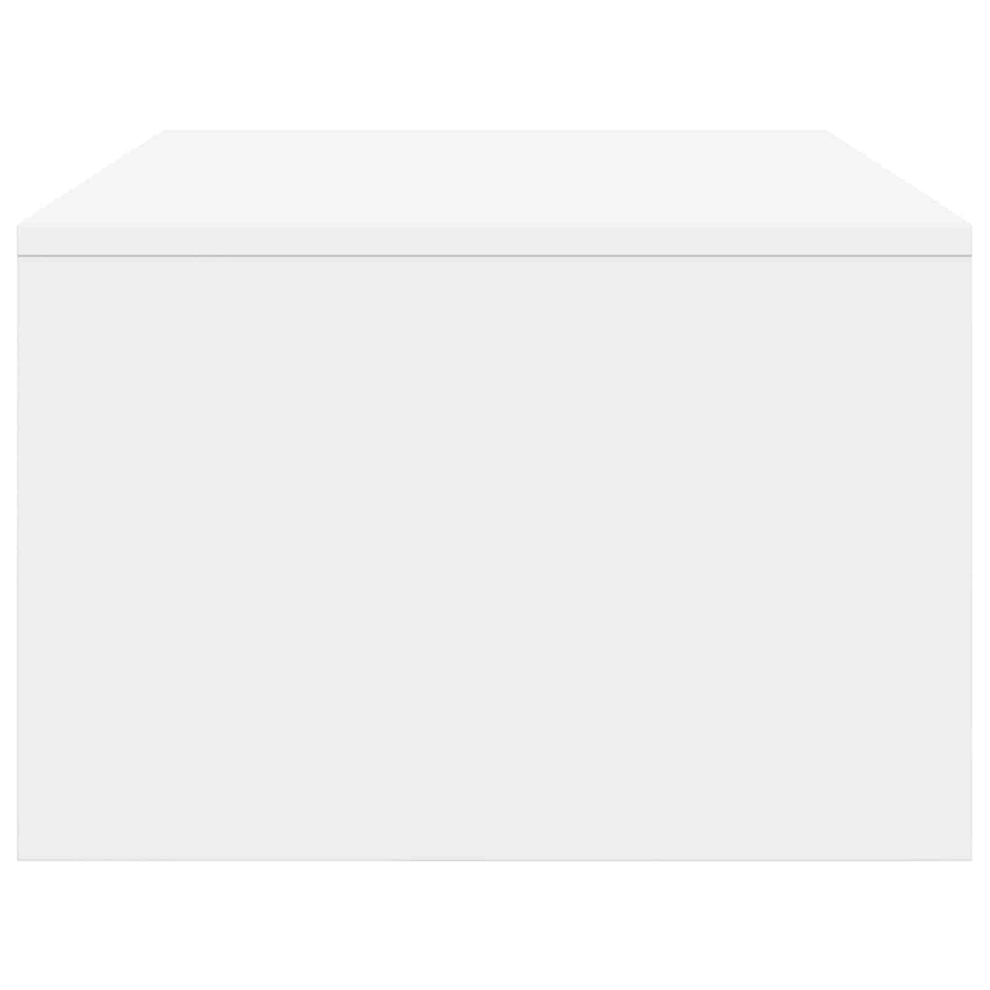 Væghængt skrivebord Hvid Konstrueret træ 100 x 45 x 30 cm