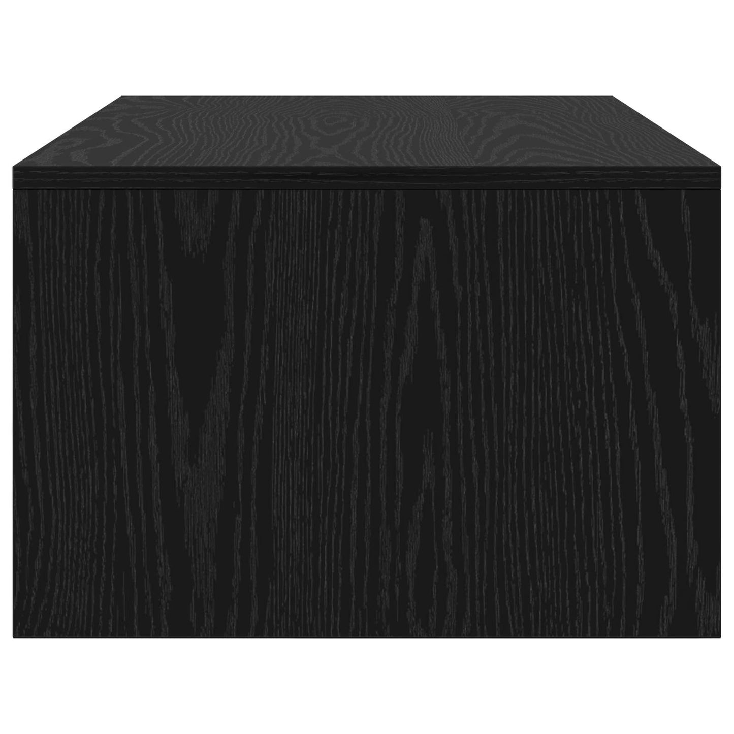Væghængt skrivebord Sort eg Konstrueret træ 100 x 45 x 30 cm