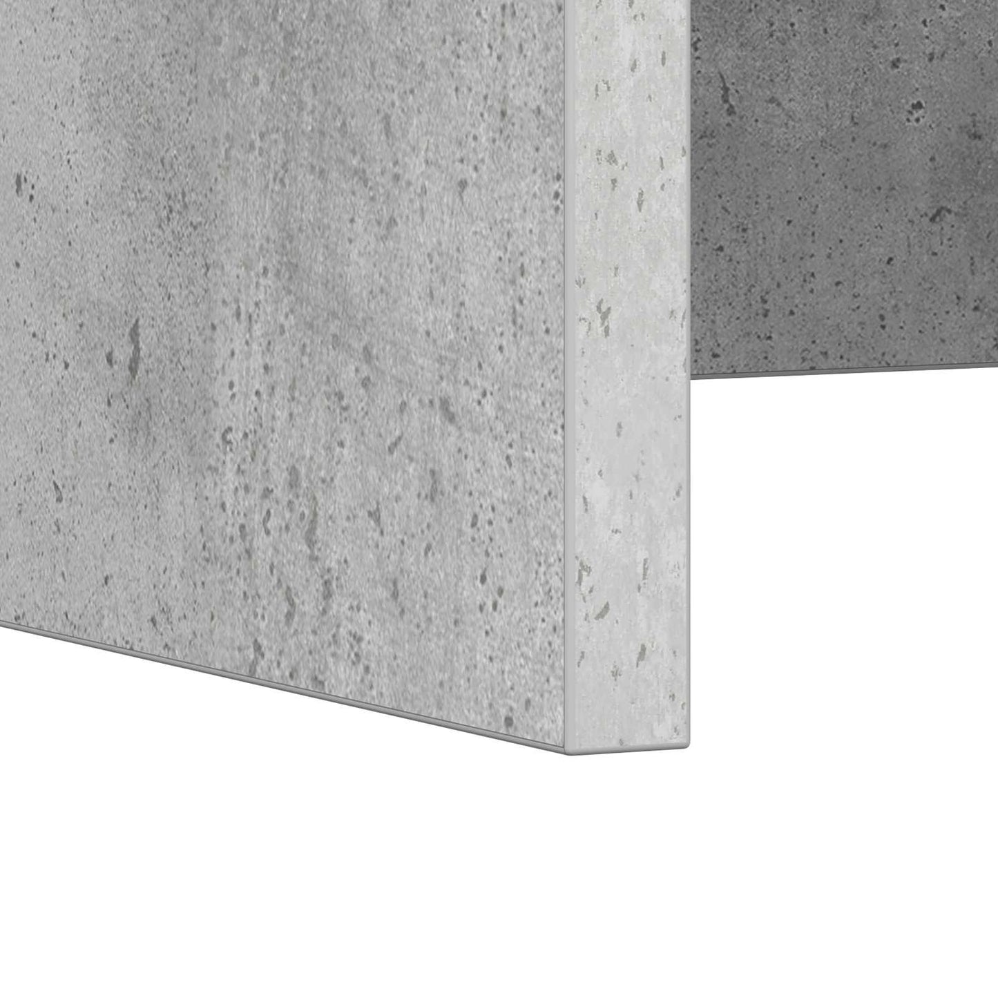 Væghængt skrivebord Beton Grå Konstrueret træ 100 x 45 x 30 cm
