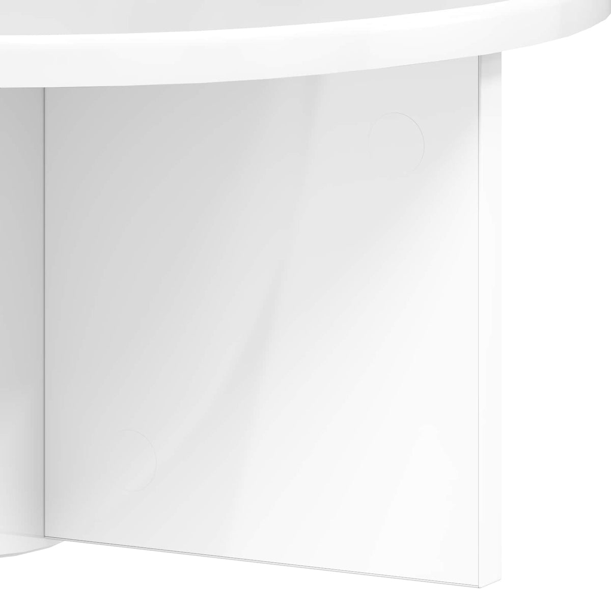 Væghylde Vægmonteret Høj gloss hvid 38 x 19 x 19 cm