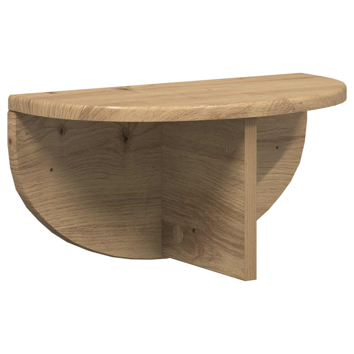Væghylde 2 stk. Artisan Egetræ 38 x 19 x 19 cm Konstrueret træ