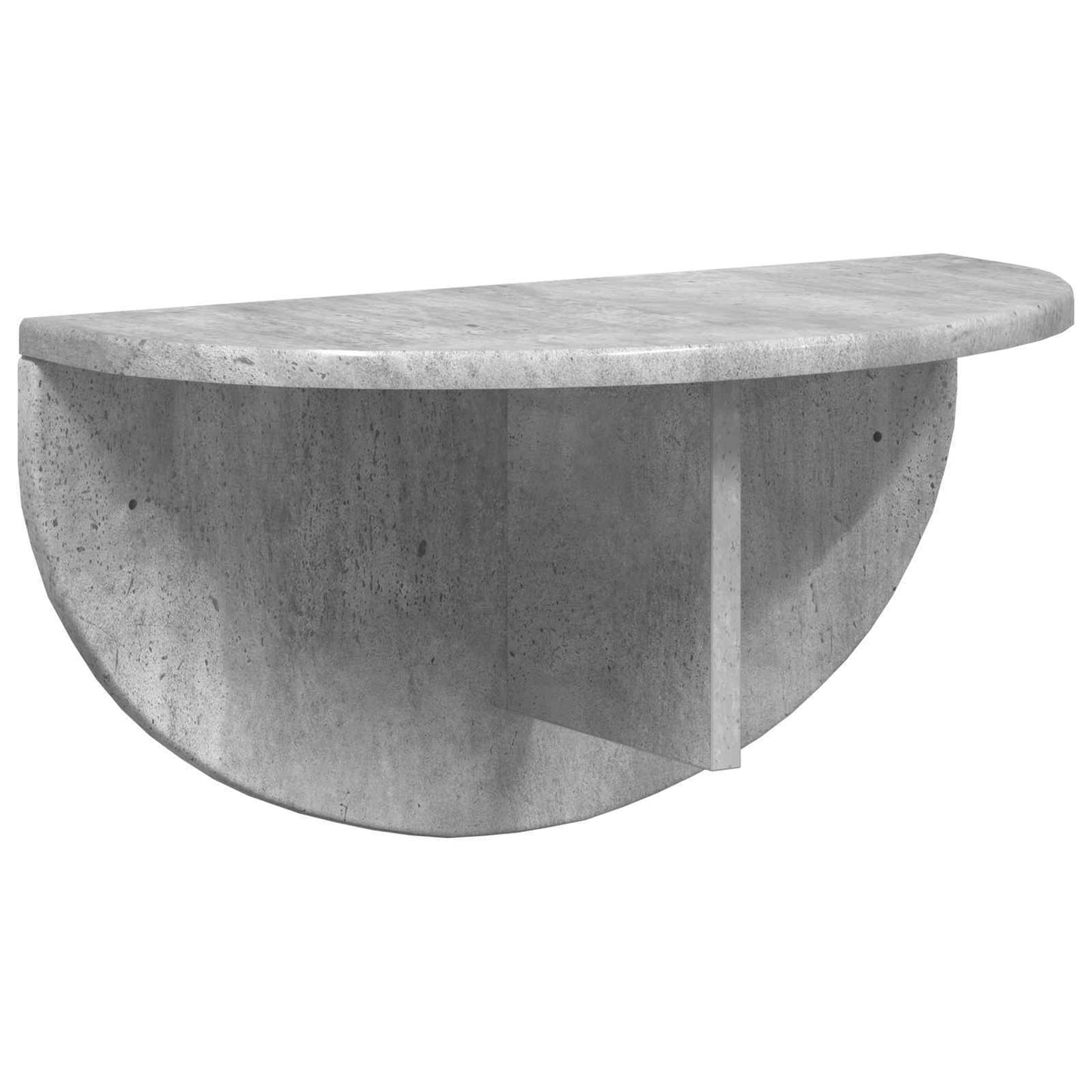 Væghylde 2 stk. Beton Grå 48 x 24 x 24 cm Konstrueret træ