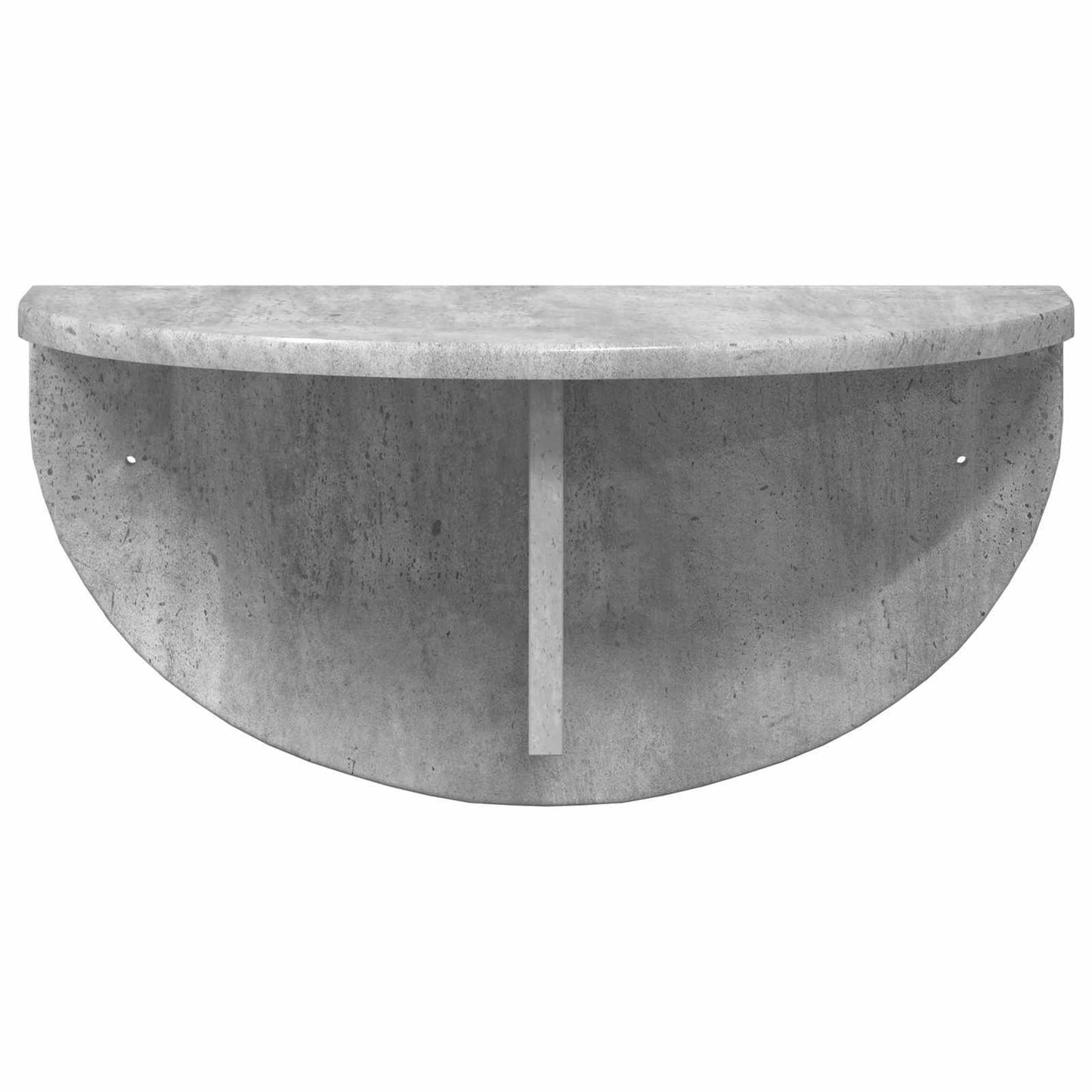 Væghylde 2 stk. Beton Grå 48 x 24 x 24 cm Konstrueret træ