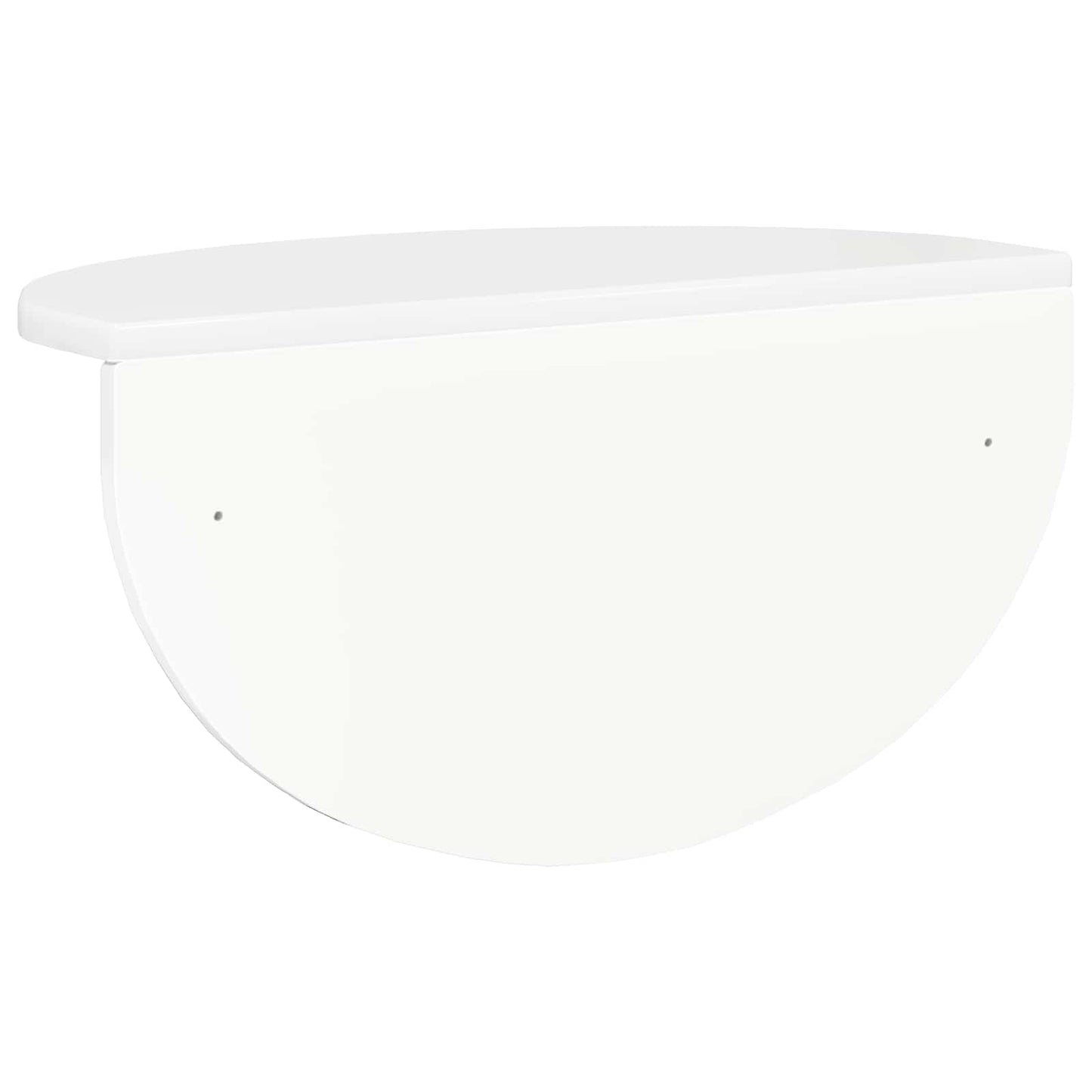 Væghylde Vægmonteret Høj gloss hvid 48 x 24 x 24 cm