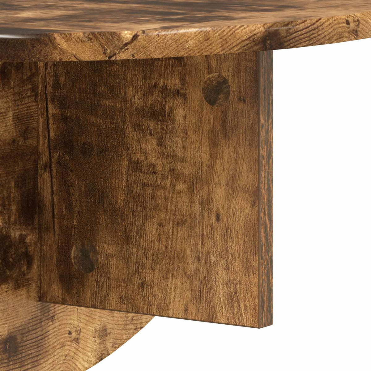 Væghylde Vægmonteret Røget eg 48 x 24 x 24 cm Konstrueret træ