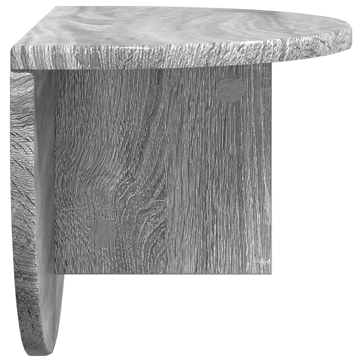 Væghylde 2 stk. Grå Sonoma 48 x 24 x 24 cm Konstrueret træ