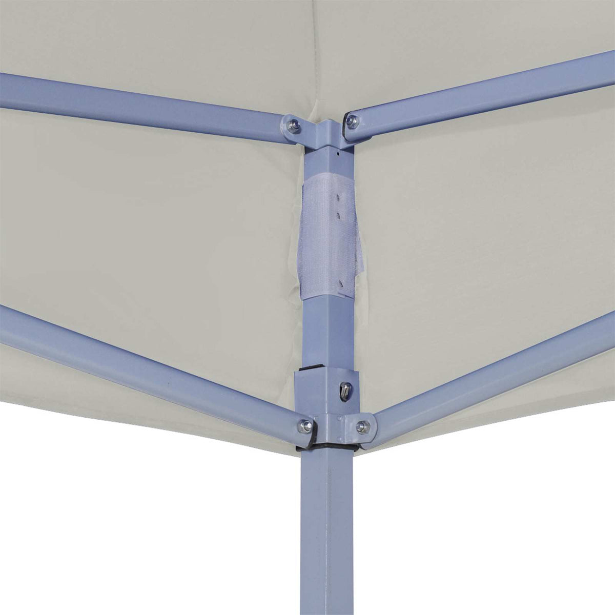 Party Tent 200 x 200 x 315 cm Cremefarvet Oxford stof