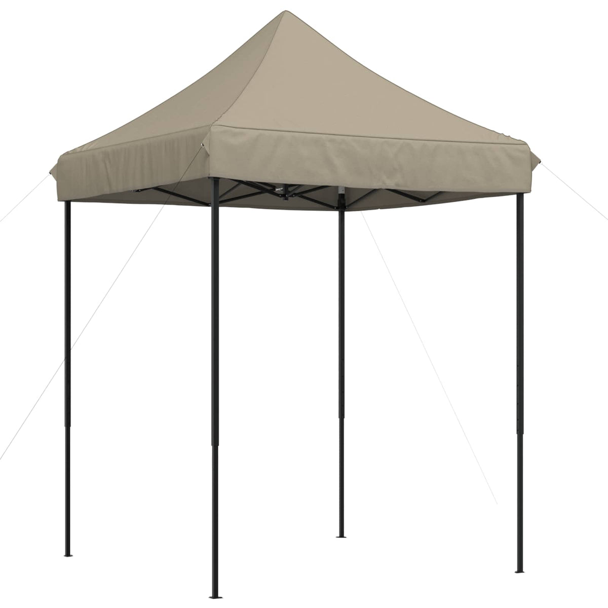 Party Tent 200 x 200 x 306 cm Gråbrun Oxford stof