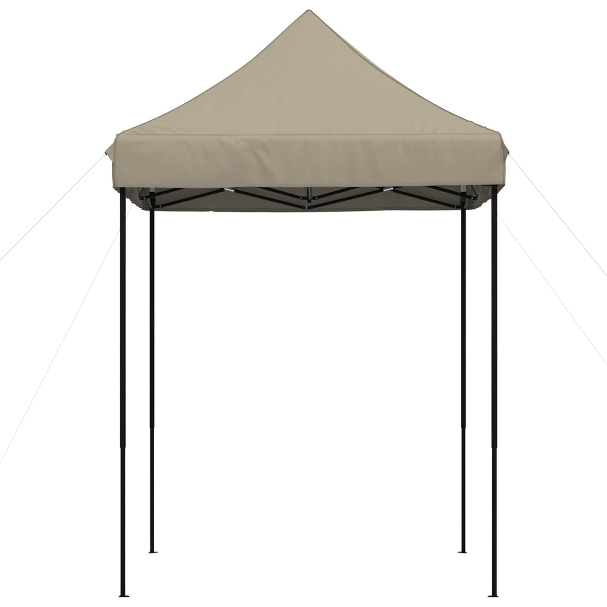 Party Tent 200 x 200 x 306 cm Gråbrun Oxford stof