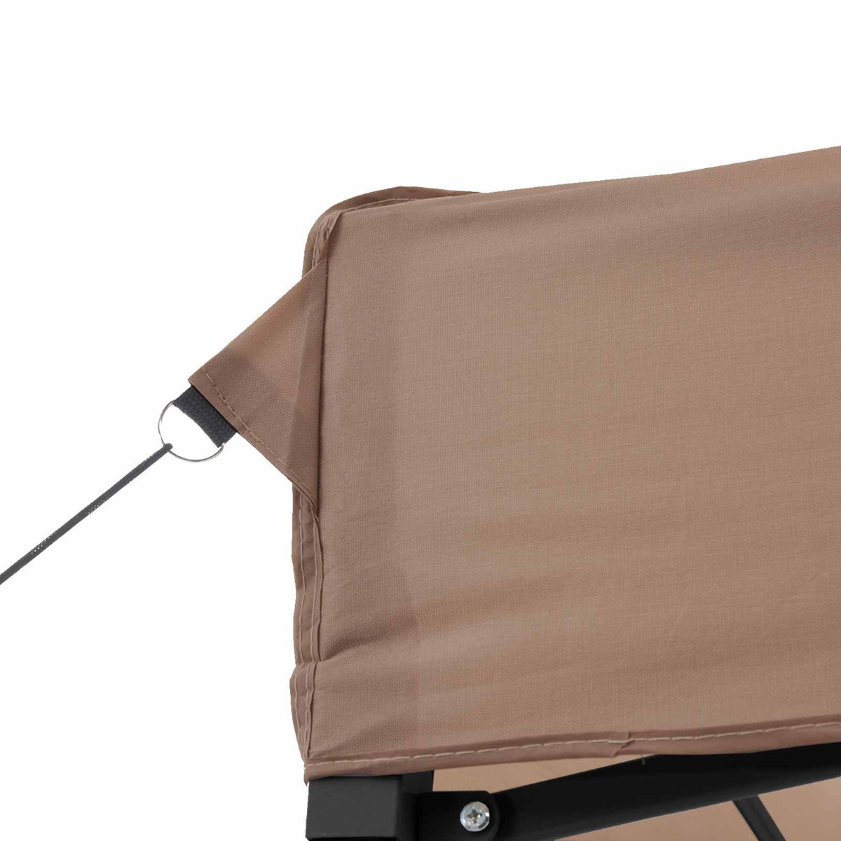 Party Tent 200 x 200 x 306 cm Brun Oxford stof