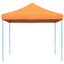 Party Tent 292 x 292 x 315 cm Orange Oxford stof