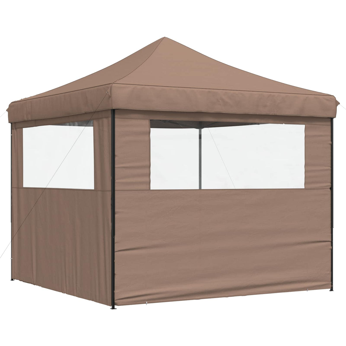 Party Tent 292 x 292 x 315 cm Brun Oxford stof
