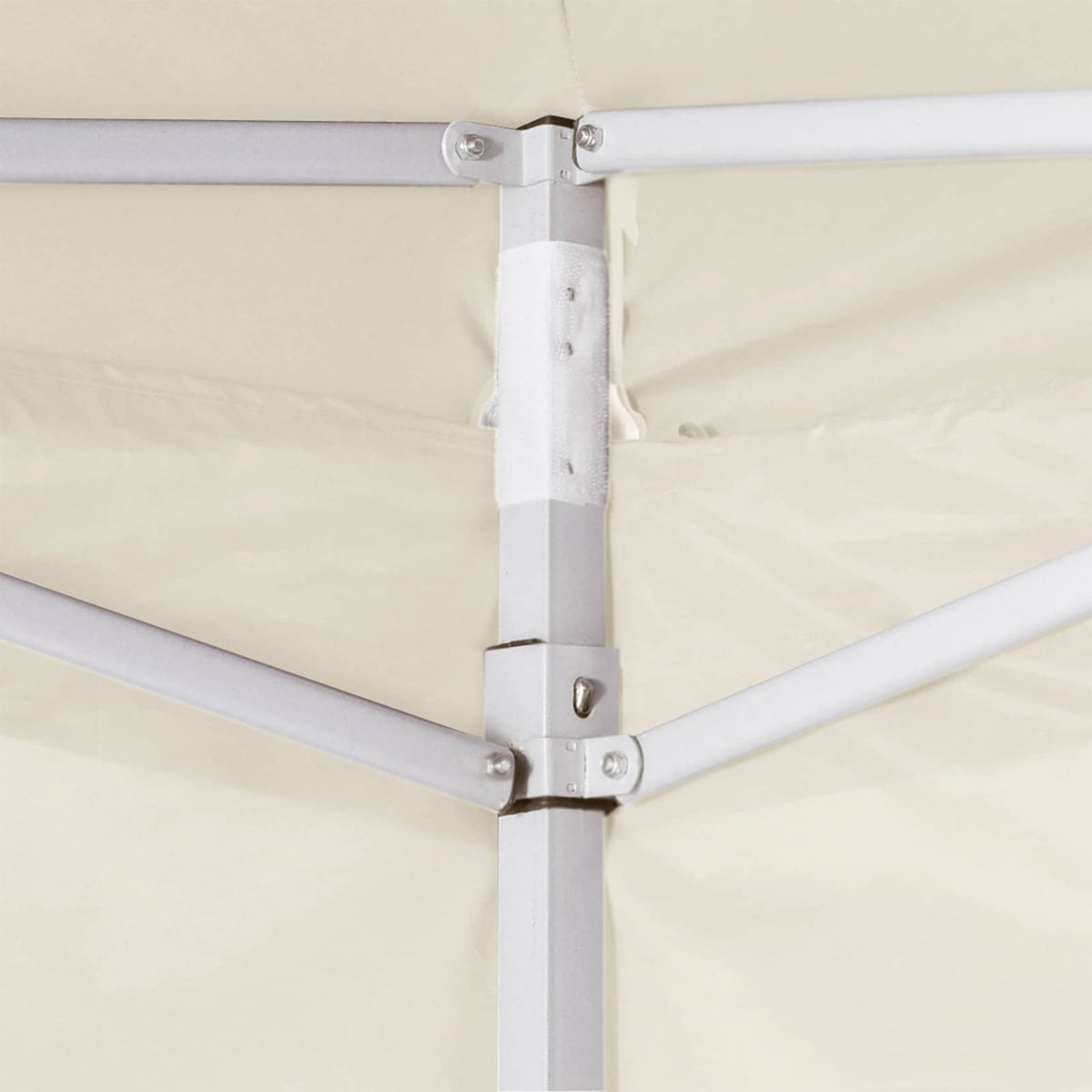 Party Tent 291 x 291 x 315 cm Cremefarvet Oxford stof