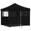 Party Tent 292 x 292 x 315 cm Sort Oxford stof