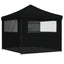 Party Tent 292 x 292 x 315 cm Sort Oxford stof