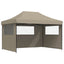 Party Tent 279 x 410 x 315 cm Gråbrun Oxford stof