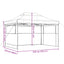 Party Tent 279 x 410 x 315 cm Gråbrun Oxford stof