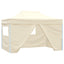 Party Tent 280 x 410 x 315 cm Cremefarvet Oxford stof
