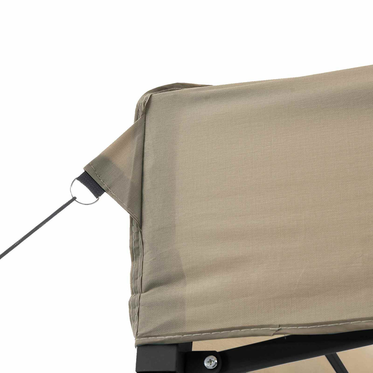 Party Tent 279 x 410 x 315 cm Gråbrun Oxford stof