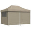 Party Tent 279 x 410 x 315 cm Gråbrun Oxford stof