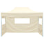 Party Tent 291 x 431 x 315 cm Cremefarvet Oxford stof