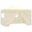 Party Tent 291 x 431 x 315 cm Cremefarvet Oxford stof