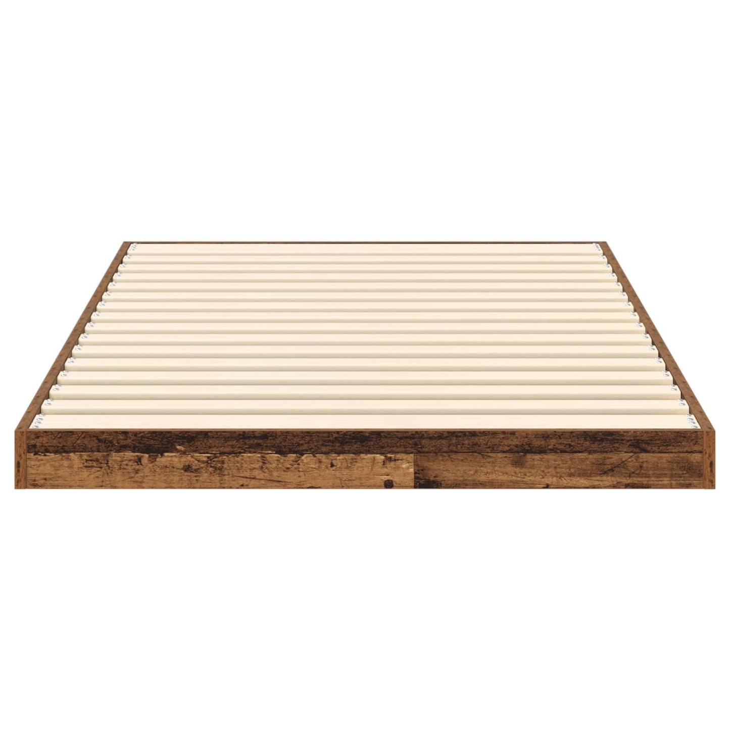 Gulv seng ramme Gammelt træ 75 x 190 cm Konstrueret træ