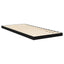 Gulv seng ramme Sort eg 80 x 200 cm Konstrueret træ