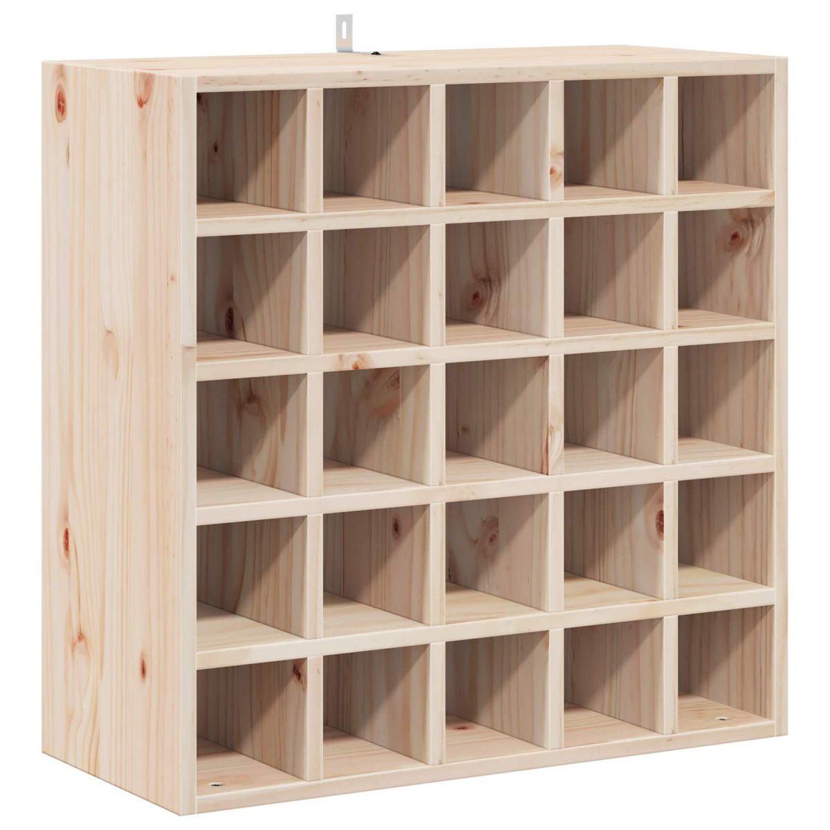 Vinfad 2 stk. Naturfarvet 56 x 25 x 56 cm Massiv fyrretræ