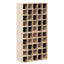 Vinfad 2 stk. Naturfarvet 56 x 25 x 56 cm Massiv fyrretræ
