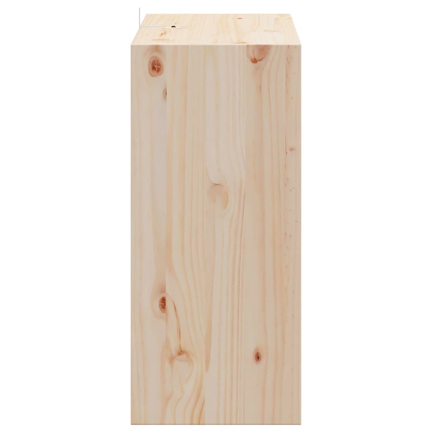 Vinfad 2 stk. Naturfarvet 56 x 25 x 56 cm Massiv fyrretræ