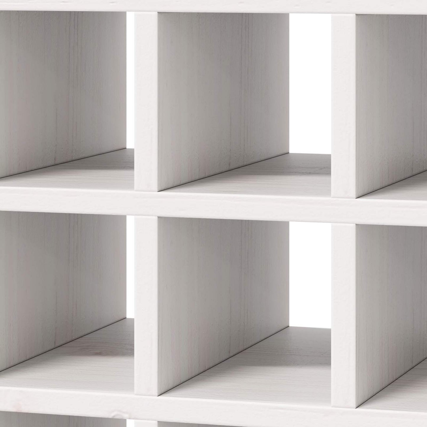 Vinfad 2 stk. Hvid 56 x 25 x 56 cm Massiv fyrretræ