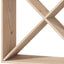 Vinfad 4 stk. Naturfarvet 62 x 25 x 62 cm Massiv fyrretræ