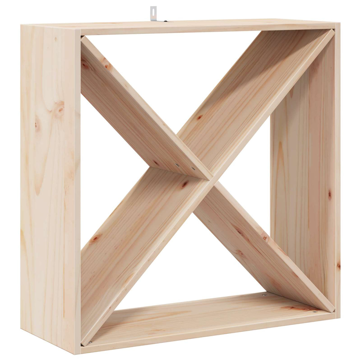 Vinfad 4 stk. Naturfarvet 62 x 25 x 62 cm Massiv fyrretræ