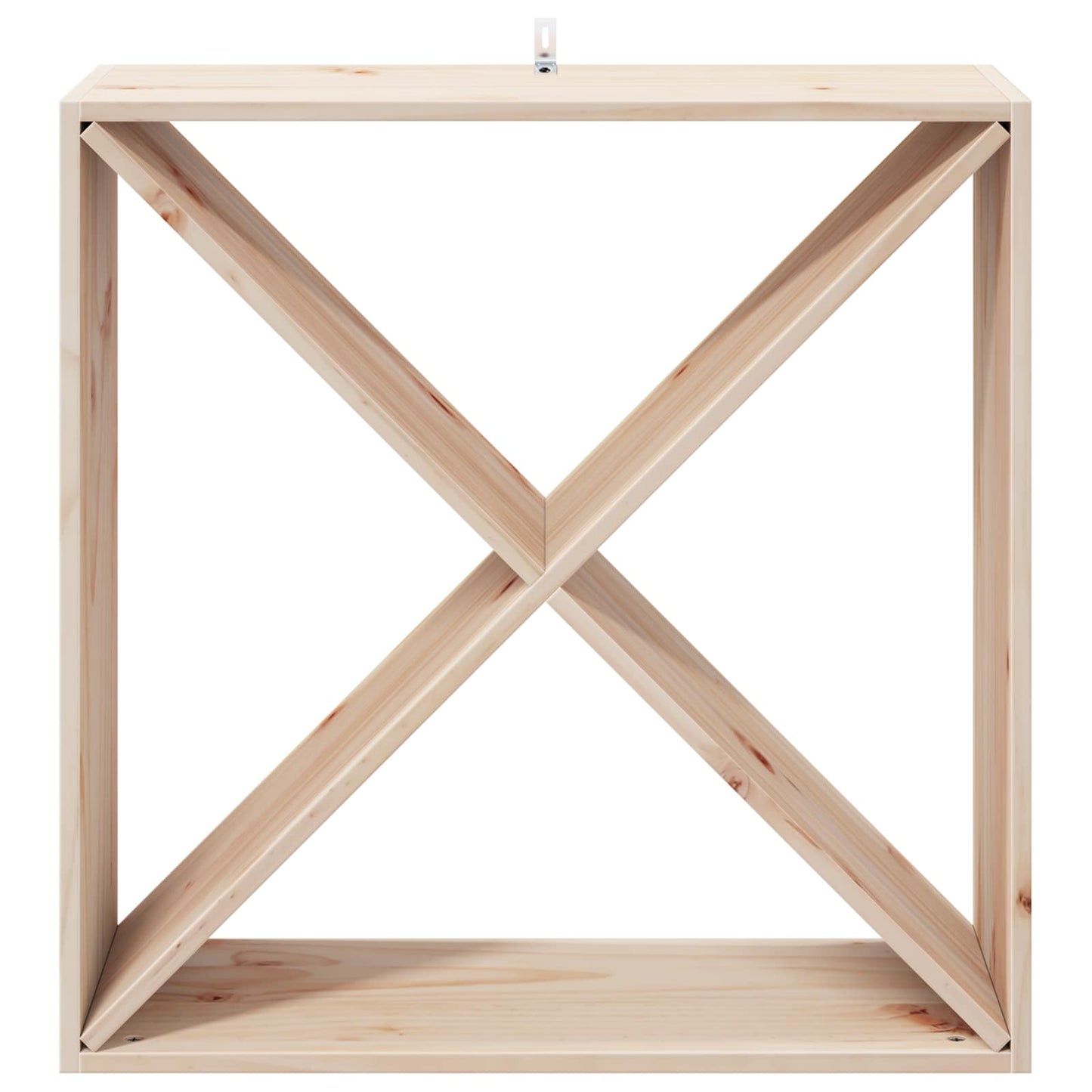 Vinfad 4 stk. Naturfarvet 62 x 25 x 62 cm Massiv fyrretræ