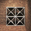 Vinfad 4 stk. Hvid 62 x 25 x 62 cm Massiv fyrretræ
