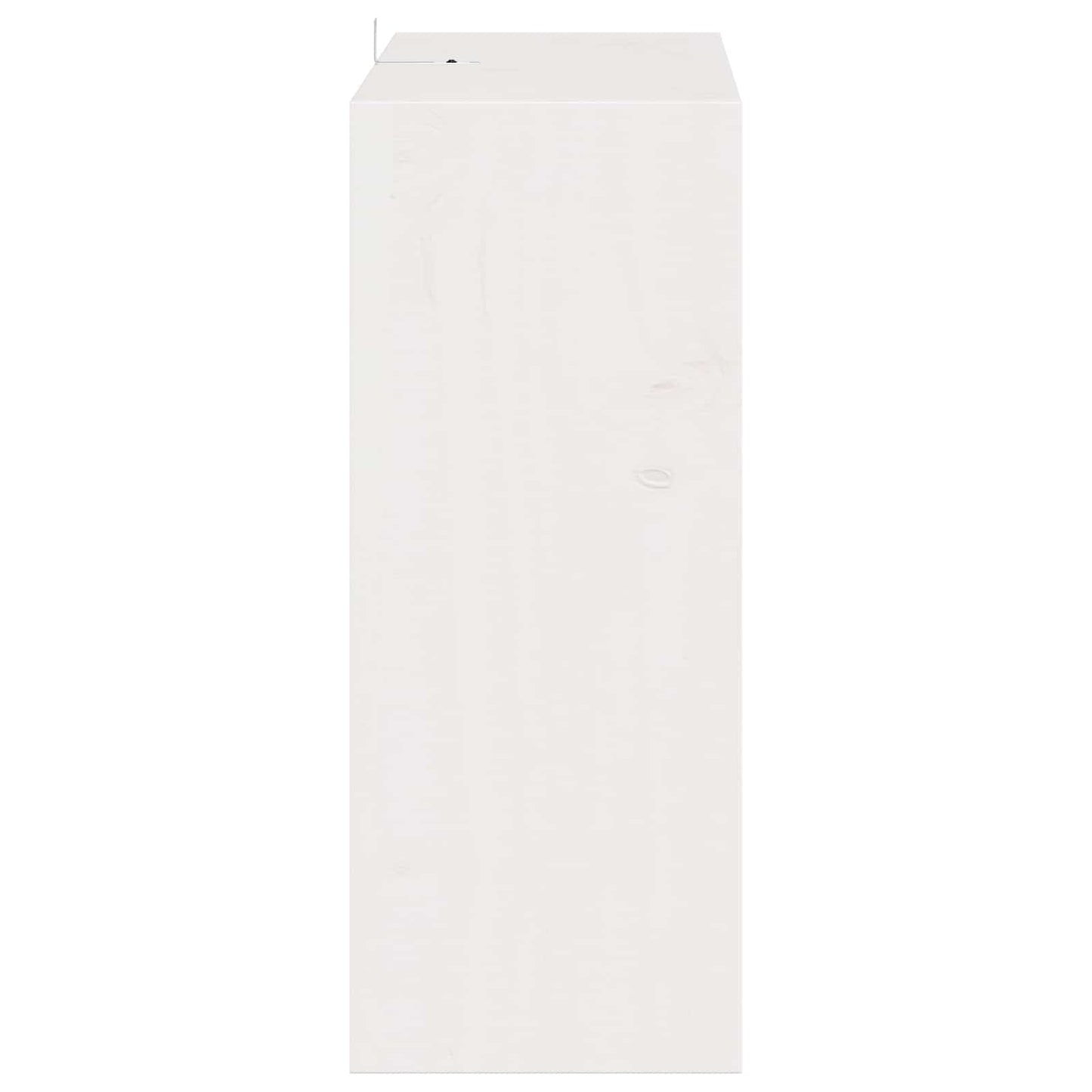 Vinfad 4 stk. Hvid 62 x 25 x 62 cm Massiv fyrretræ