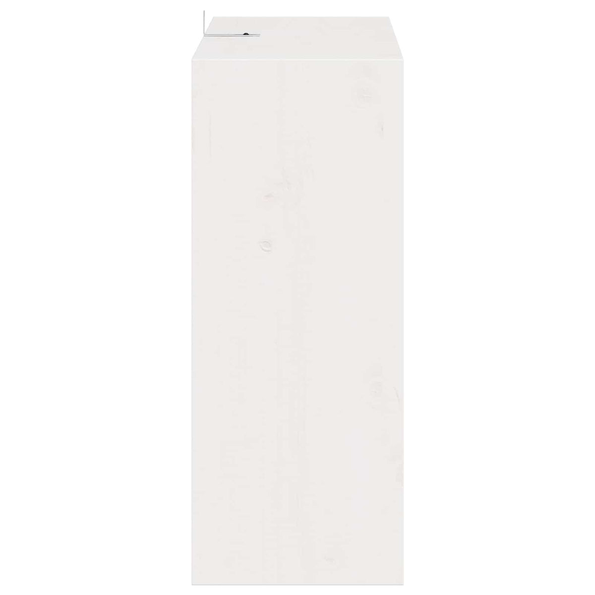 Vinfad 2 stk. Hvid 62 x 25 x 62 cm Massiv fyrretræ