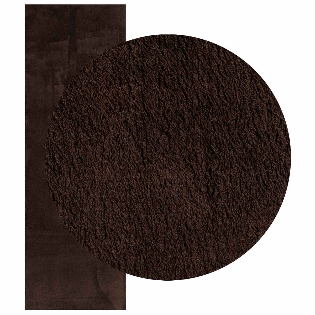 Medium luv blød og vaskbar tæppe HUARTE Brun 250 x 80 cm