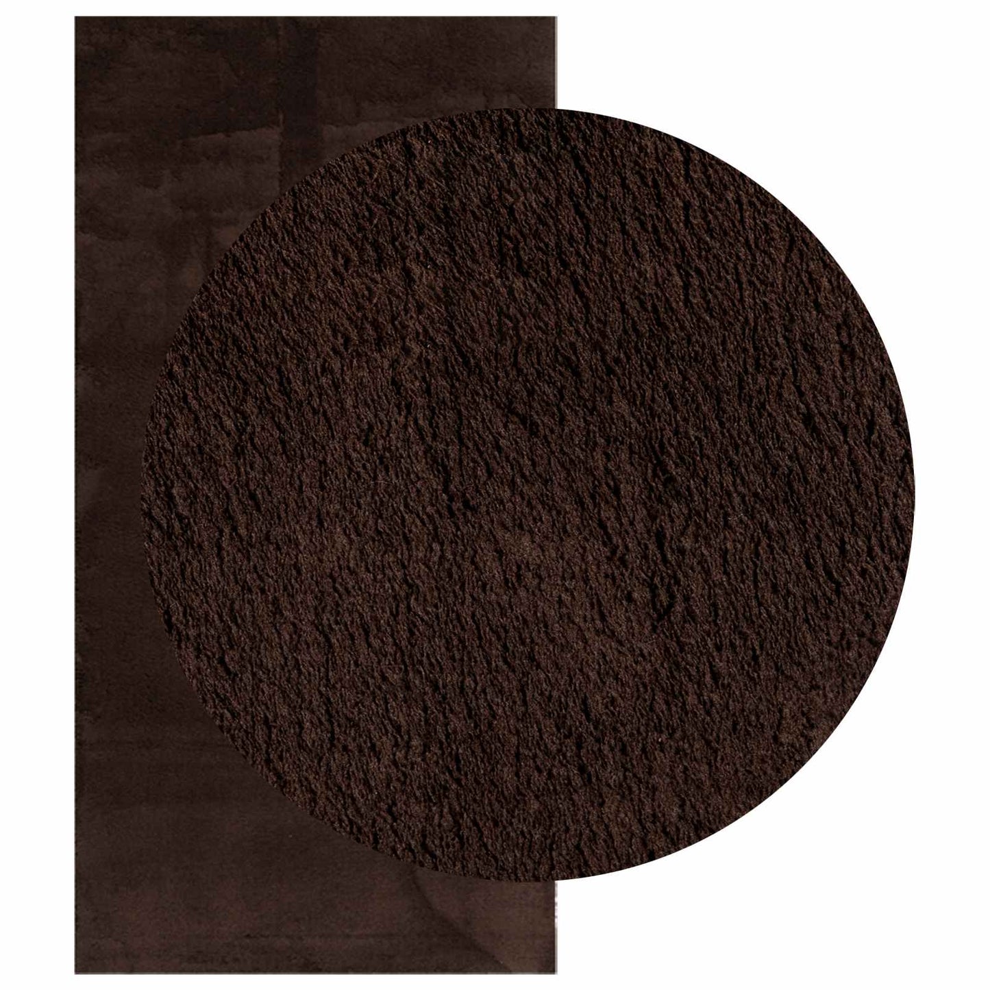 Medium luv blød og vaskbar tæppe HUARTE Brun 200 x 100 cm