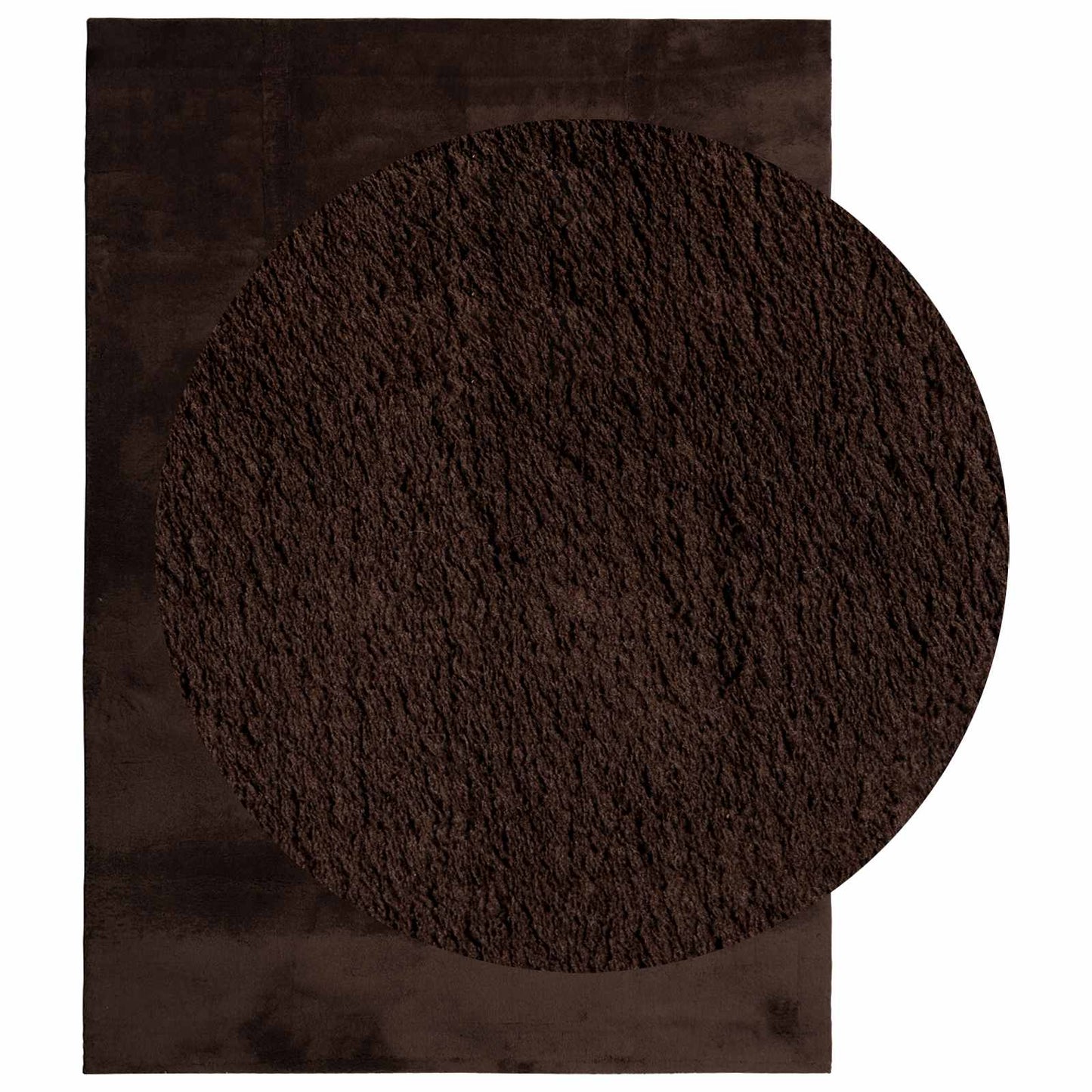 Medium luv blød og vaskbar tæppe HUARTE Brun 170 x 120 cm