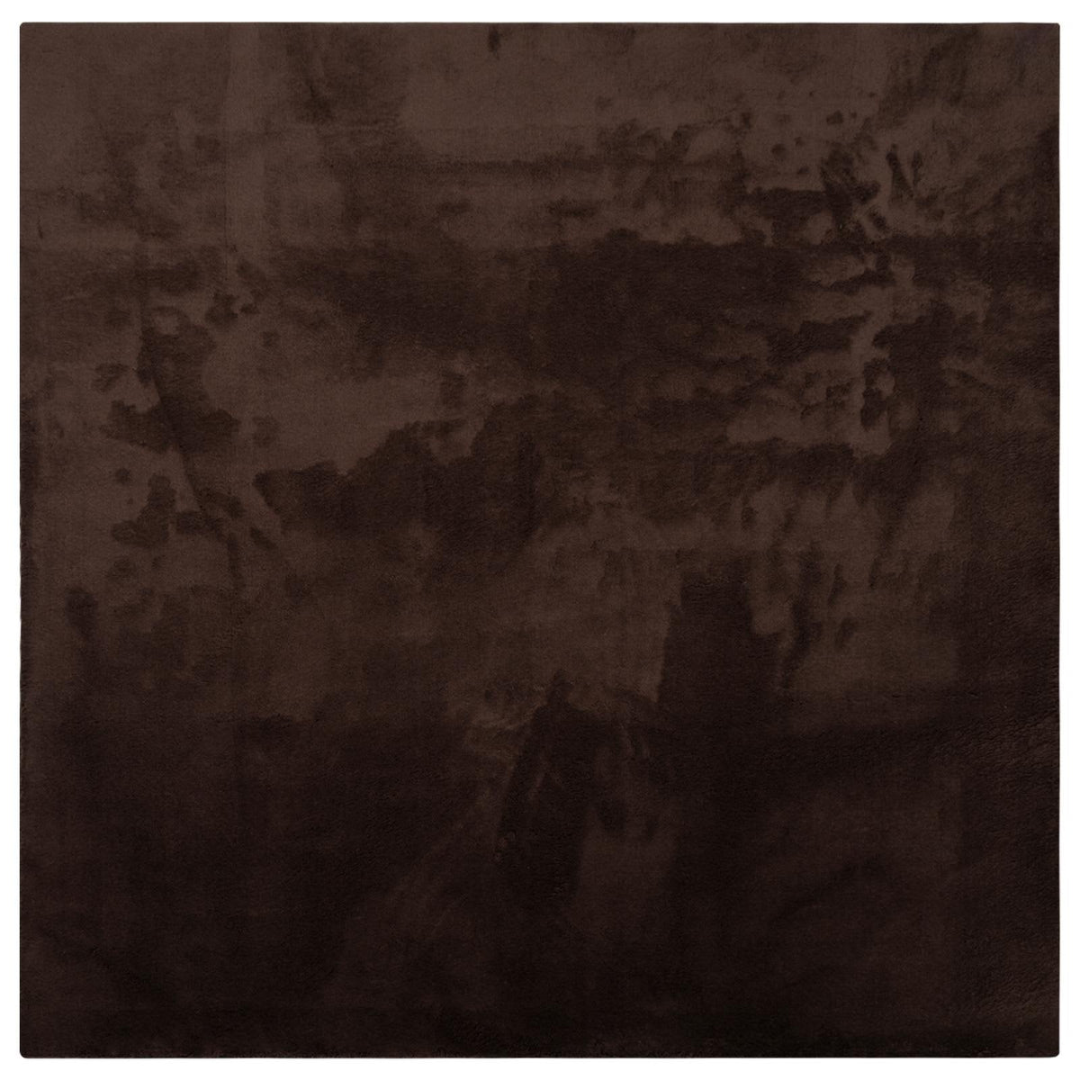 Medium luv blød og vaskbar tæppe HUARTE Brun 160 x 160 cm