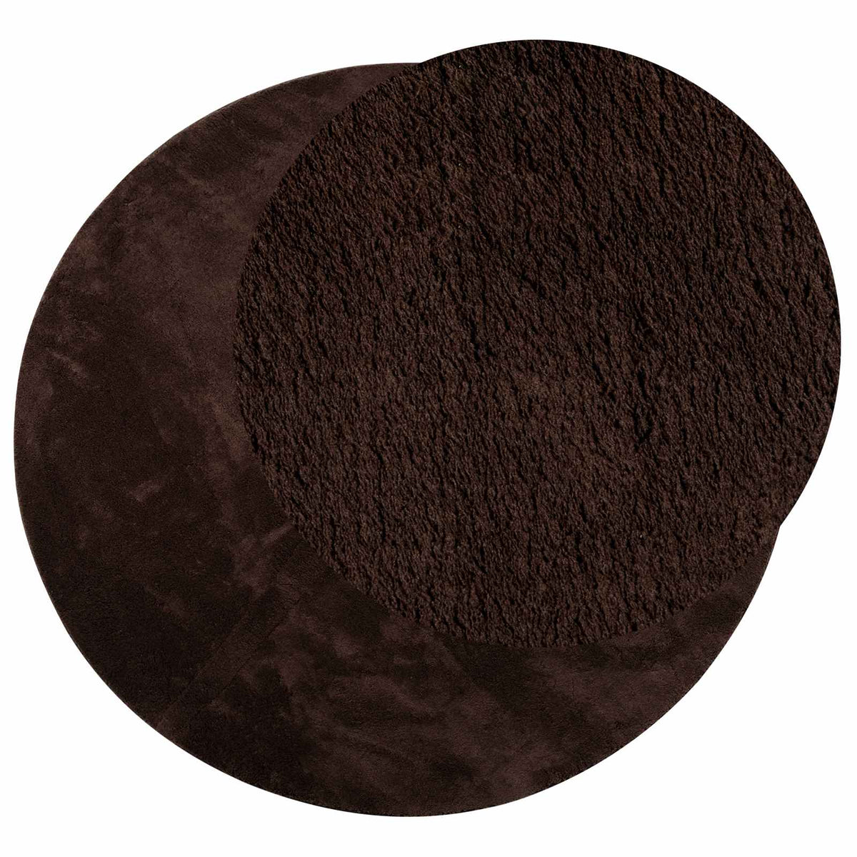 Medium luv blød og vaskbar tæppe HUARTE Brun Ø 100 CM Polyester