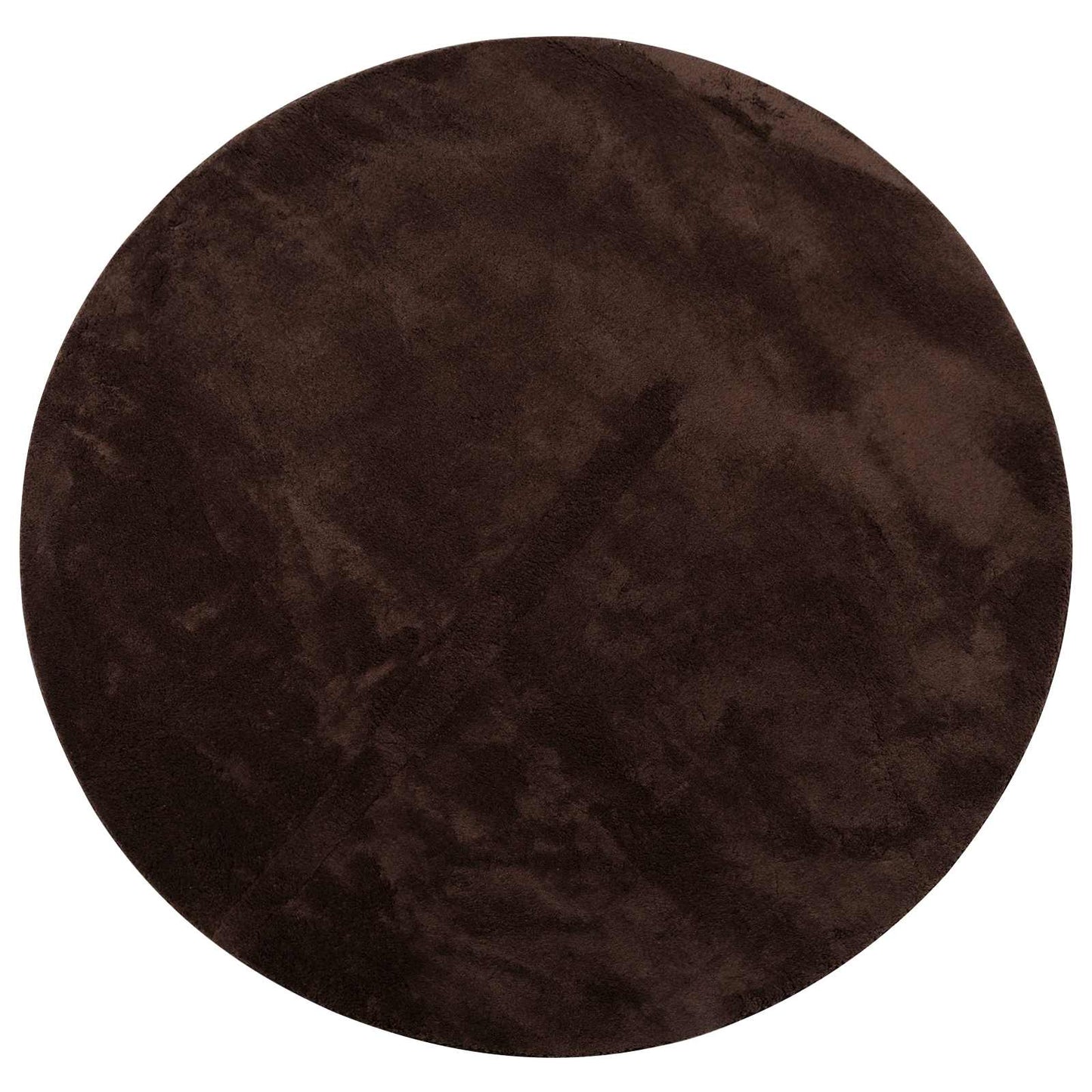 Medium luv blød og vaskbar tæppe HUARTE Brun Ø 160 CM Polyester