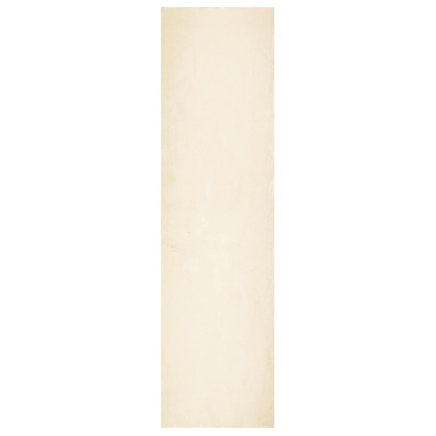 Medium luv blød og vaskbar tæppe HUARTE Cremefarvet 80 x 400 cm