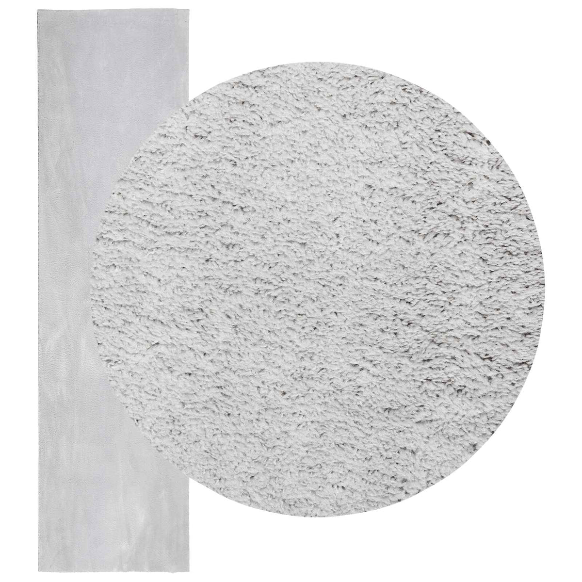 Medium luv blød og vaskbar tæppe HUARTE Grå 400 x 80 cm