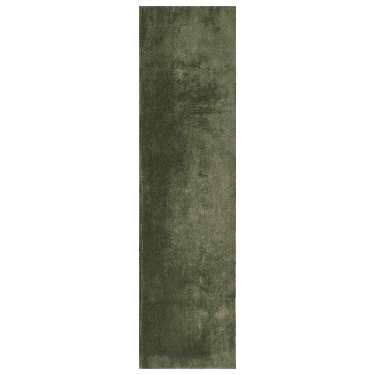 Medium luv blød og vaskbar tæppe HUARTE Skovgrøn 1000 x 80 cm